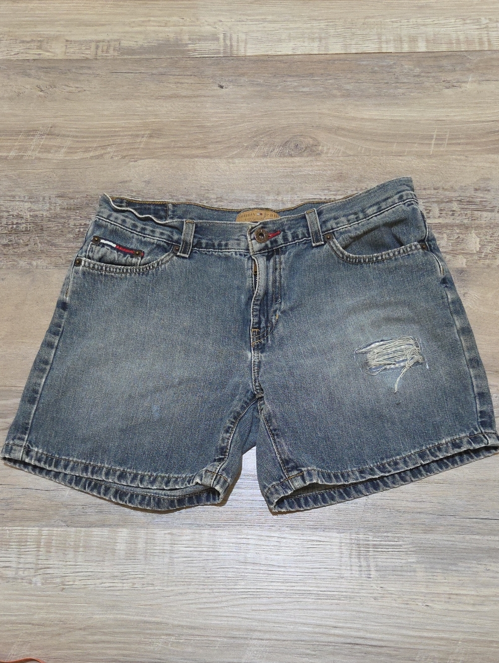 Vintage Tommy Girl Jeans Y2k 100% Cotton Denim Shorts Size 5